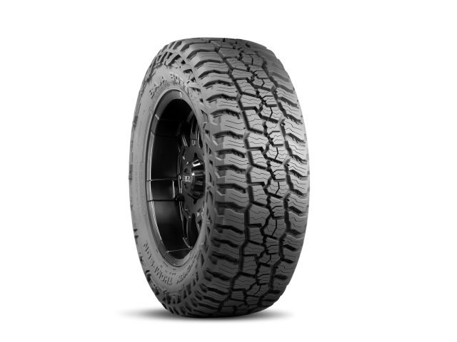 MICKEY THOMPSON BAJA BOSS A/T [TIRE SIZE/EQUIV. SIZE LT265/75R16 32X10.50R16LT | LOAD RANGE E | SIDEWALL BLK | SERVICE DESC 123Q | MEAS RIM APPROVED RIMS 7.5 7.0-9.0 | MAX LOAD MAX INFL 3415 LBS @ 80 PSI. | O.D. IN. 32 | SECT. WIDTH IN. 10.7 | TREAD WIDTH IN. 8.2 | TREAD DEPTH 32NDS 18.5 | APX. WT. LBS. 59] - Click Image to Close